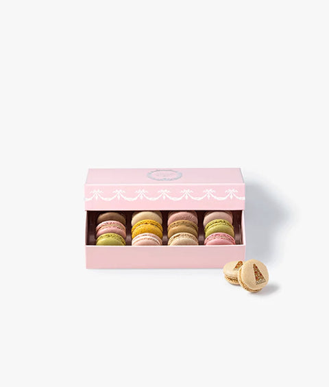 Coffret de 12 Macarons Print "Glückwunsch"