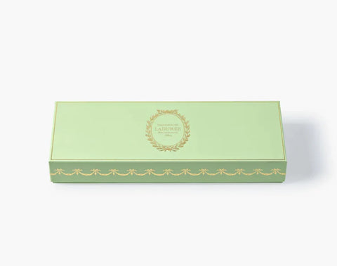 INDIVIDUELLE BOX "INTEMPOREL" GRÜN - 35 MACARONS