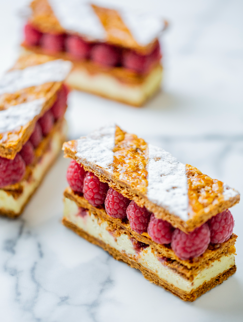 Mille Feuille Vanille Framboise