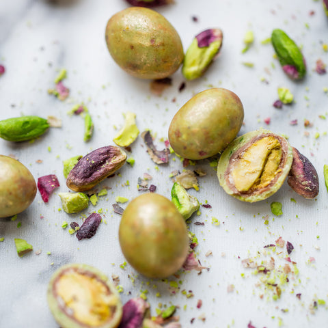 COFFRET DE PERLES PISTACHE FLEUR D'ORANGER