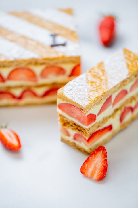 Mille Feuille Vanille Fraise