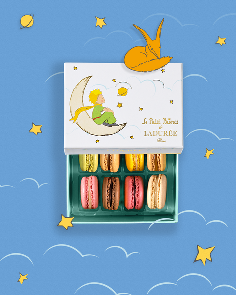COFFRET DE 8 MACARONS "LADURÉE x LE PETIT PRINCE"