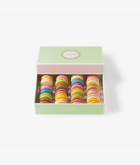 INDIVIDUELLE BOX "AQUARELLE" - 24 MACARONS