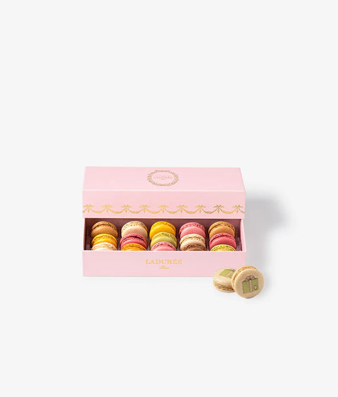Coffret de 15 Macarons Print "Geburtstag"