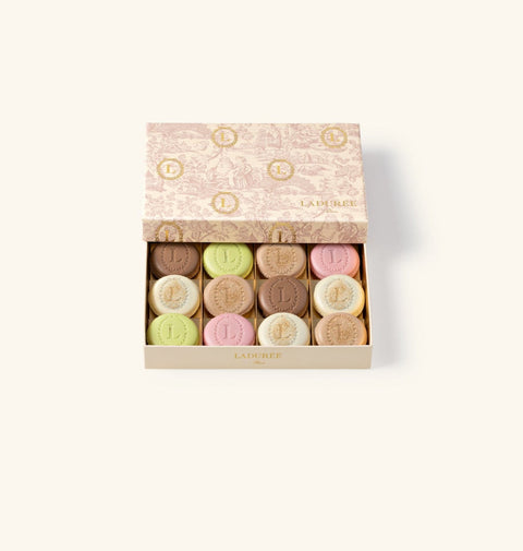 Coffret de 12 Eugénie de Noël "Le Jardin Magique"