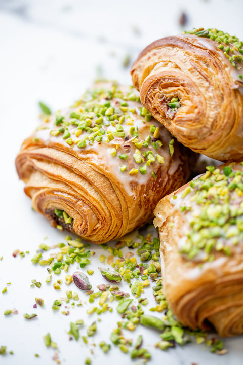 Pain au Chocolat Pistache